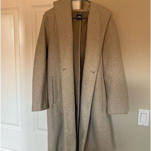 Zara coat with hood